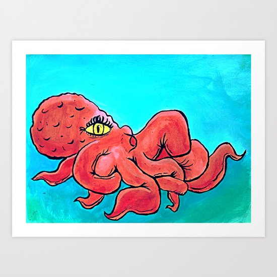 Octopus Art Print