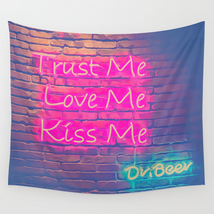 Love me pink, dreams, pastel, love, cute,  Wall Tapestry
