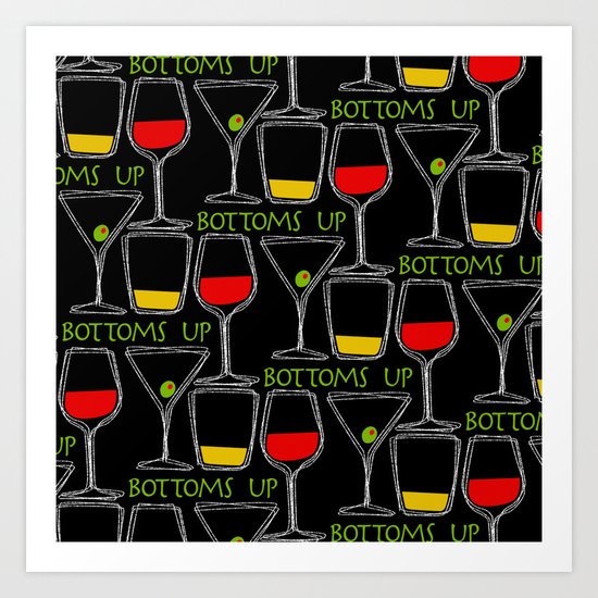 Bottoms Up Art Print