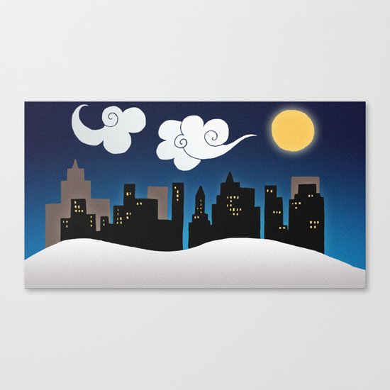 City scape Canvas Print