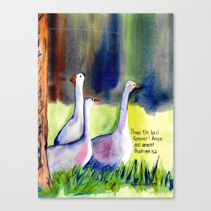 Geese Canvas Print