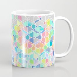Rainbow Cubes & Diamonds Coffee Mug