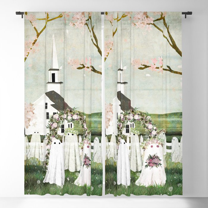 Ghost Wedding Blackout Curtain