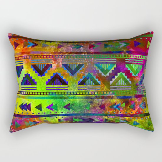 pop triangles Rectangular Pillow
