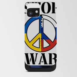 Stop the war in Ukraine iPhone Card Case