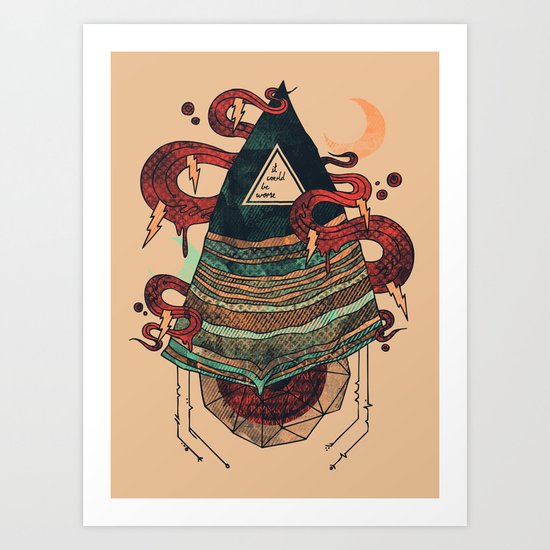 Positive Thinking Art Print