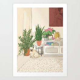 The Living Room Art Print