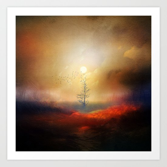Sunday morning Art Print