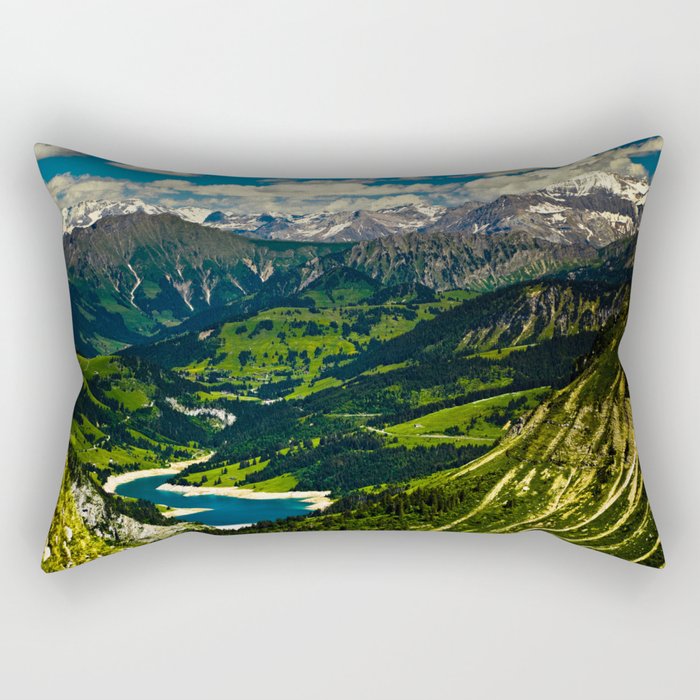 Swiss Alps Rectangular Pillow