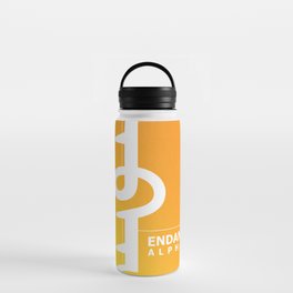 Endangered Alphabets logo Water Bottle
