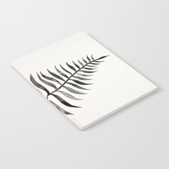 Black Palm Leaf Notebook