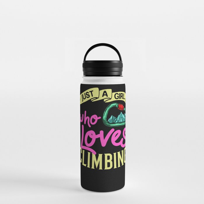 Rock Climbing Women Indoor Bouldering Girl Wall Water Bottle