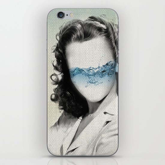 the glass half full iPhone & iPod Skin