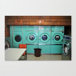 Coin Laundry Canvas Print