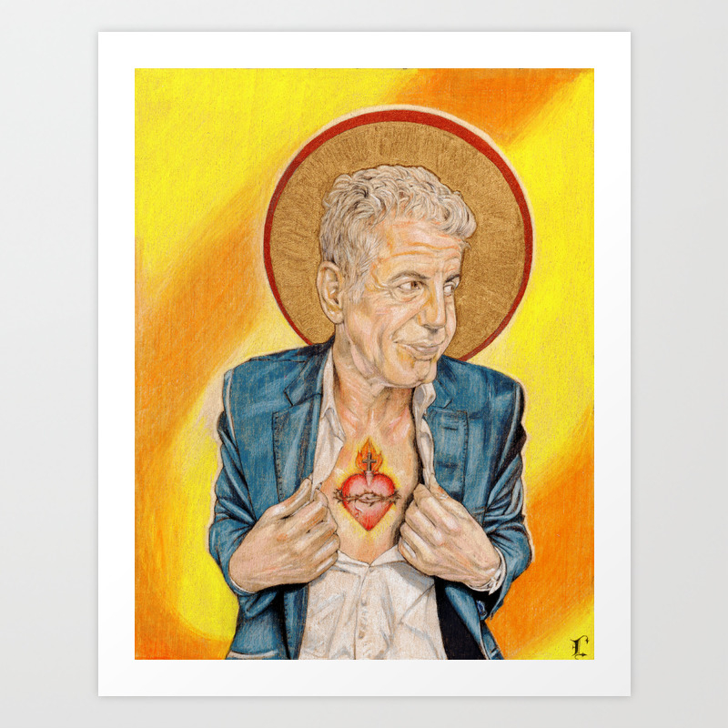 St Anthony Bourdain Art Print By Heykillah Society6