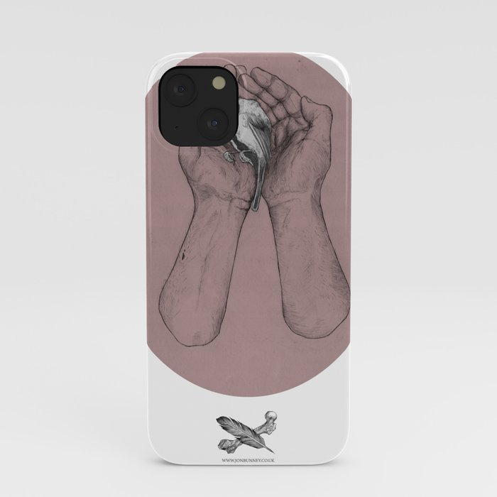 Hes got the whole bird in his hands iPhone Case