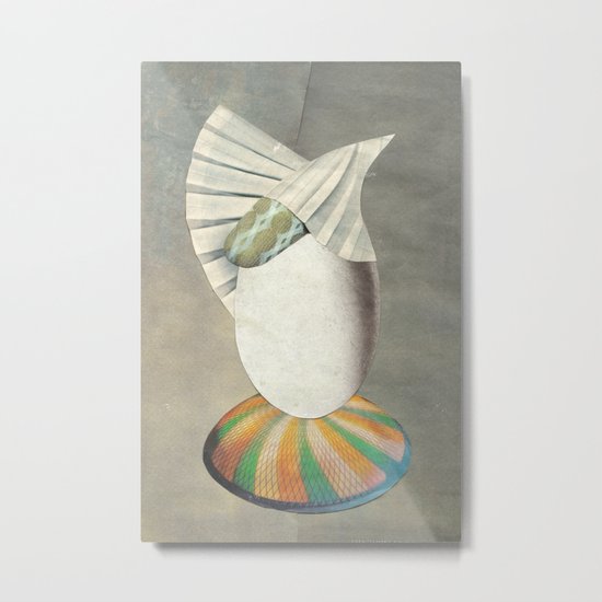 Il clown e la ziodda Metal Print