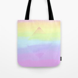 Rainbow. Soft rainbow pearl prism. Tote Bag