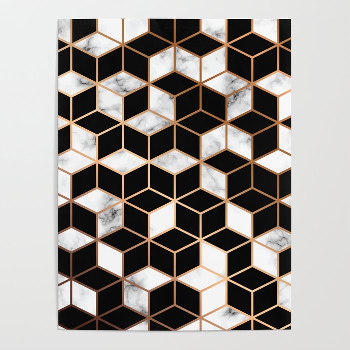 Marble & Geometry 005 Poster