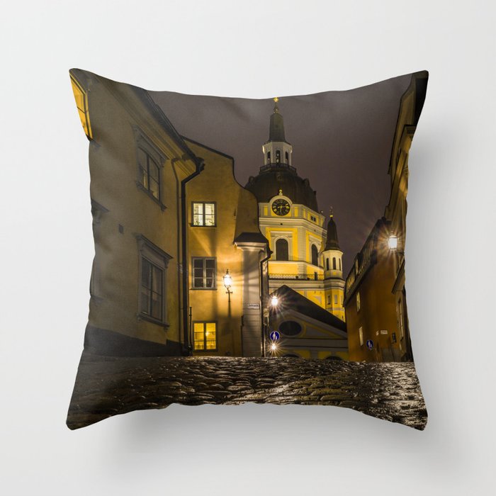 Katarina Church, Stockholm Throw Pillow