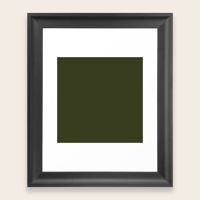 Turtle Skin Green Framed Art Print