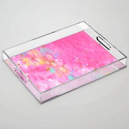 Abstract Series: Hot Pink Acrylic Tray