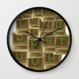 A to Z  Wall Clock