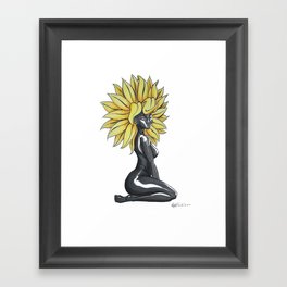 The Sunflower Framed Art Print