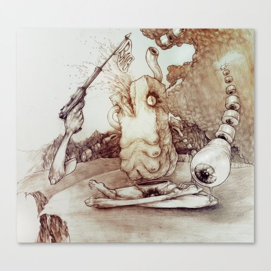 Meditation Orgasm Canvas Print
