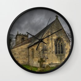 12th Century Church, England Wall Clock