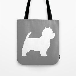 West Highland White Terrier Silhouette(s) Tote Bag