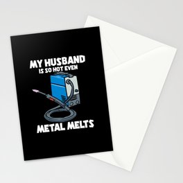 Even Metal Melts Stationery Card