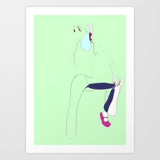 Green Life Art Print