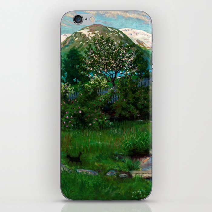 Early Summer in Jolster by Nikolai Astrup iPhone Skin