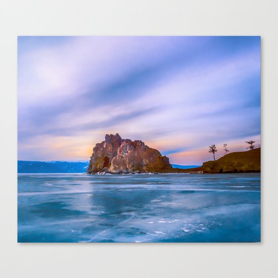 Shaman Rock, lake Baikal Canvas Print
