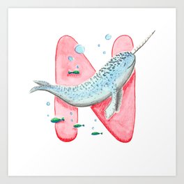Narval Art Prints For Any Decor Style Society6