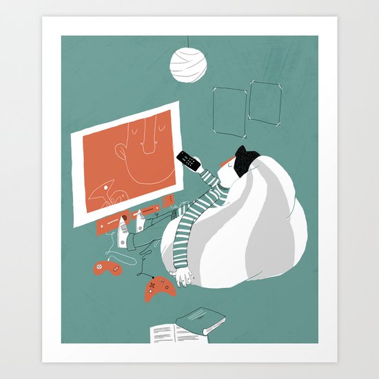 TV Art Print