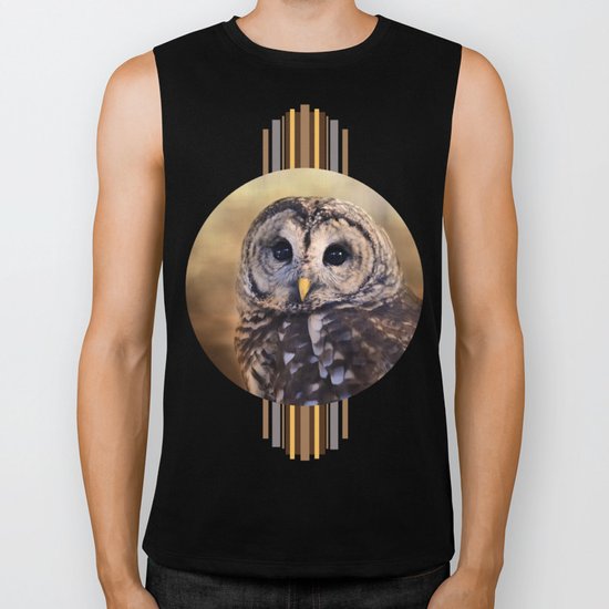 The Wise Owl Biker Tank