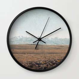 Sanford Robinson Gifford Longs Peak, Colorado Wall Clock