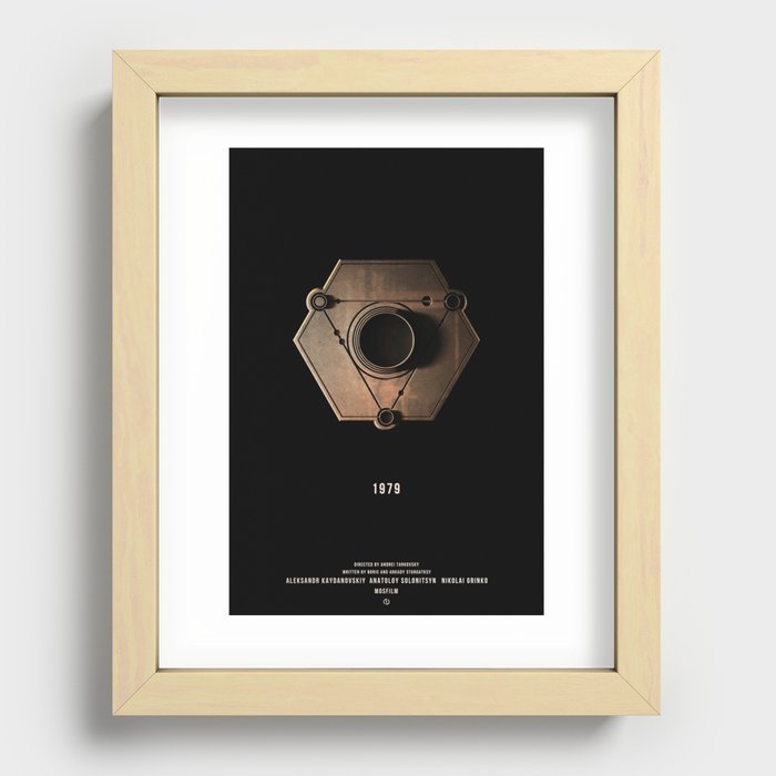 untitled Tarkovsky poster No. 5 Recessed Framed Print