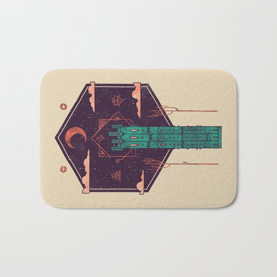 The Tower Azure Bath Mat