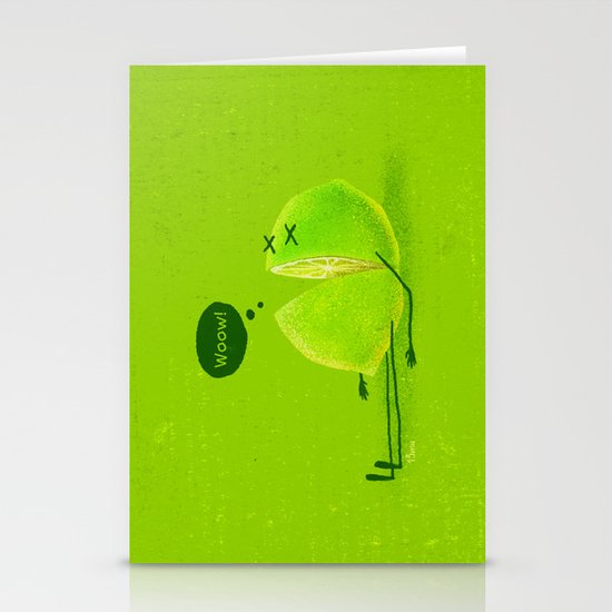 Lime Stationery Cards