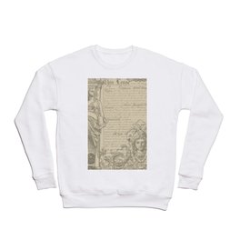 vintage ephemera deeds Crewneck Sweatshirt