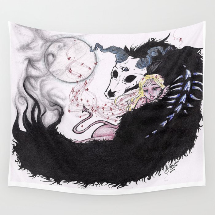 Hades Persephone Wall Tapestry
