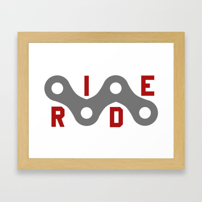 Ride (Chain) Framed Art Print