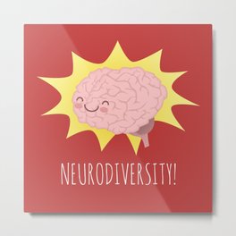 Neurodiversity! Metal Print | Vector, Children, Illustration, Digital 