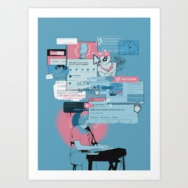 Anything and Everything (All of the Time) Art Print