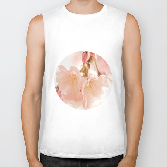 Cherry Bokeh Biker Tank