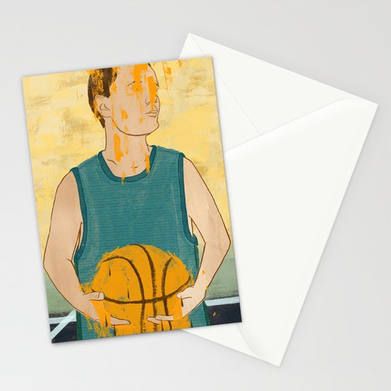 Losing My Love For Basketball Stationery Cards By O Fishel Society6