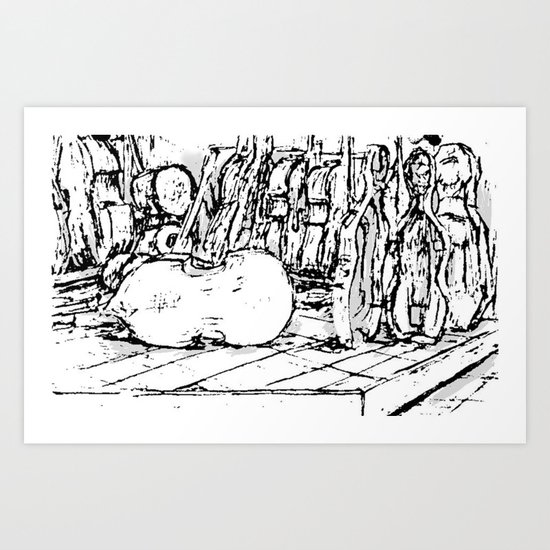 Hello Cello Art Print